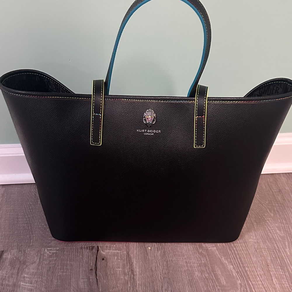Kurt Geiger Black Leather Tote